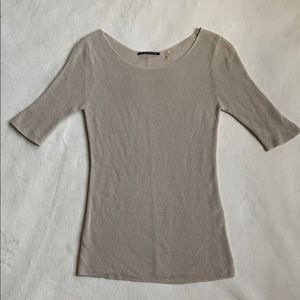 Elie Tahari silk/cashmere knit top